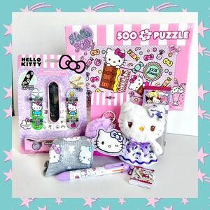 🩷(HK355) Hello Kitty Adorable 8-Piece Puzzle Fun Bundle!